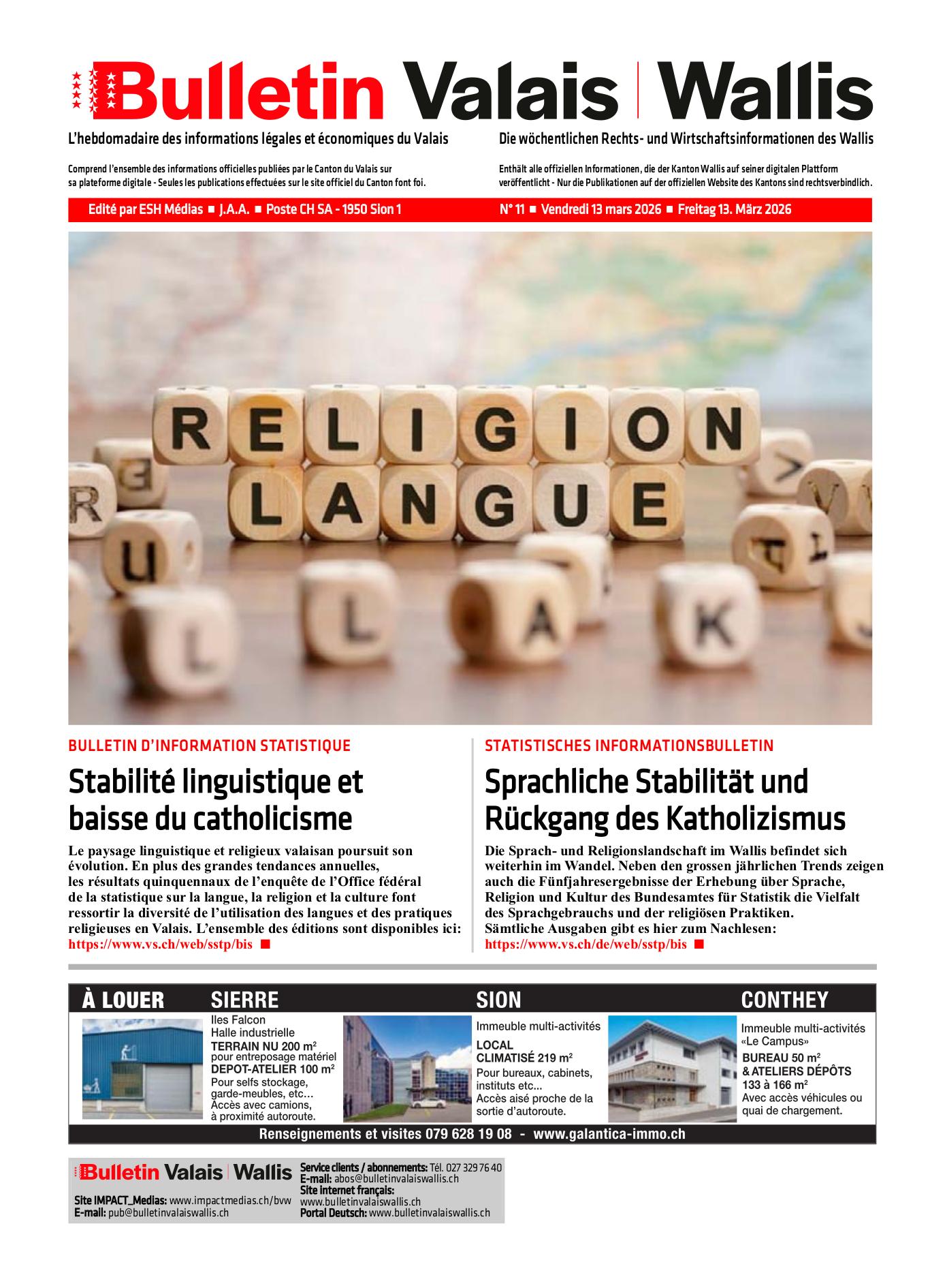 Vendredi 13 mars 2026